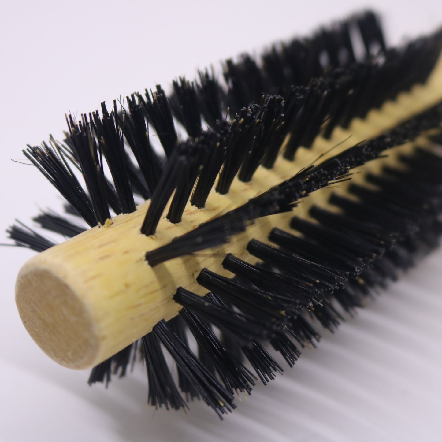 Wooden Round Hairbrush Small