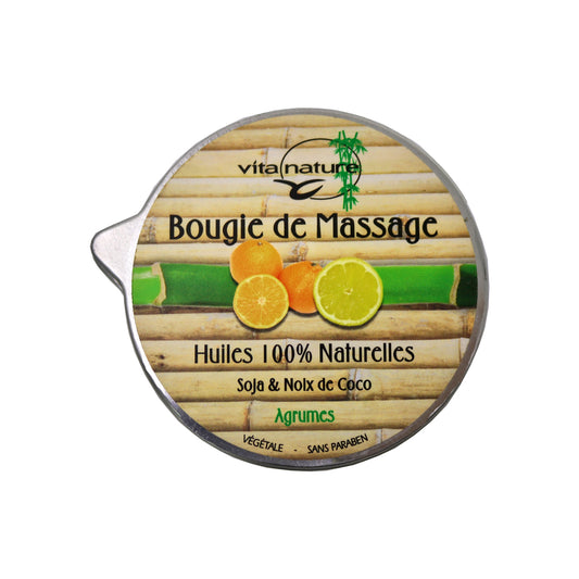 Bougie de Massage Agrumes - Vita Nature