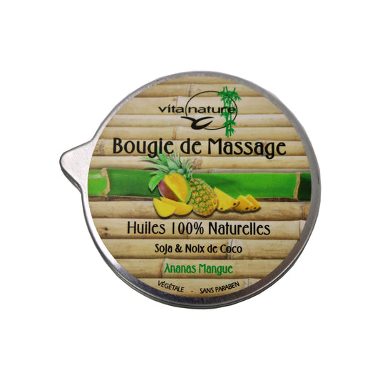 Bougie de Massage Ananas Mangue - Vita Nature