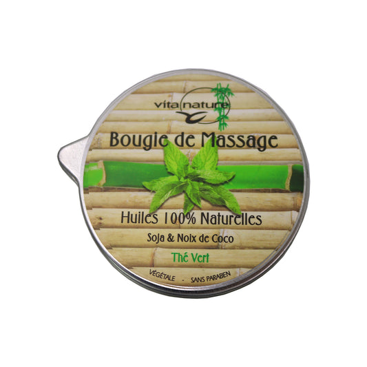 Bougie de Massage Thé Vert - Vita Nature