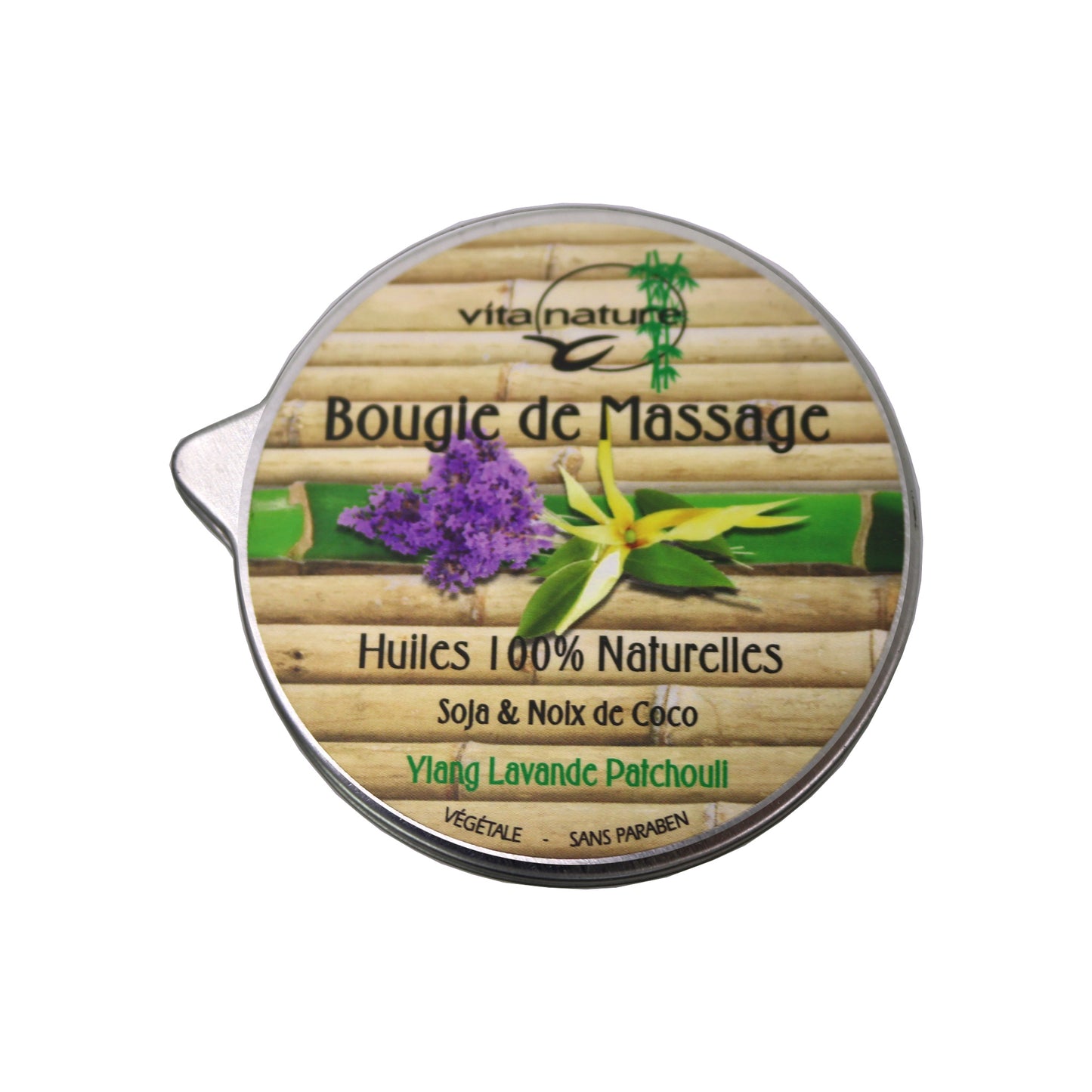 Bougie de Massage Ylang Lavende Patchouli - Vita Nature