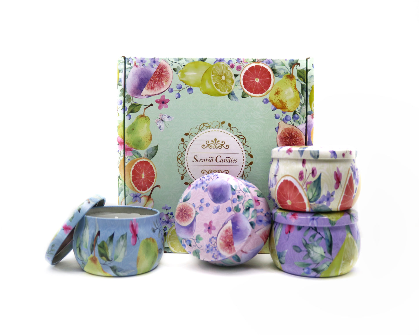 Fruity Scented Candles Box